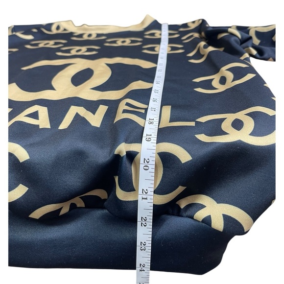 Designer Dark Blue and Gold Long Sleeve Pullover Top - Picture 11 of 11